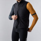 Givelo Mens Thermal Double Zip Gilet Black