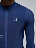 Givelo Mens Essentials Aero Navy Marino Thermal LS Thermal Long Sleeve Jersey Givelo 