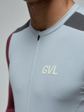 Givelo Mens Modern Classic Cool Grey Long Sleeve Jersey Long Sleeve Jerseys Givelo 