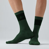 Givelo Unisex Forest Green Socks - Block