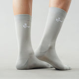 Givelo Unisex Light Gray Socks
