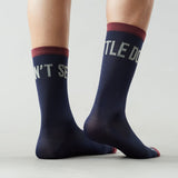 Givelo Unisex Navy Socks - Don't Settle