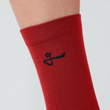 Givelo Unisex Red Socks Socks Givelo 