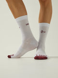 Givelo Unisex Red-White Socks
