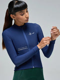 Givelo Womens Essentials Aero Navy Marino Thermal LS Thermal Long Sleeve Jersey Givelo 