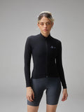 Givelo Womens G.90 Thermal Black Jersey Thermal Long Sleeve Jersey Givelo 