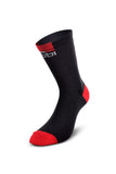 Obbi Unisex Black-Red Socks
