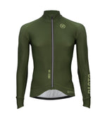 Pacto Mens Army Green Carbon Long Sleeve Jersey Long Sleeve Jerseys Pacto 