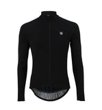 Pacto Mens Black Water Resistant Thermal Long Sleeve Jersey