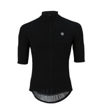Pacto Mens Black Water Resistant Thermal Short Sleeve Jersey