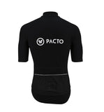 Pacto Mens Black Short Sleeve Winter Sweater Sweater Pacto 