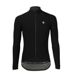 Pacto Mens Black Water Resistant Thermal Long Sleeve Jersey 2.0
