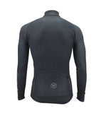 Pacto Mens Gray Carbon Long Sleeve Jersey Long Sleeve Jerseys Pacto 