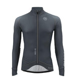 Pacto Mens Grey Carbon Thermal Long Sleeve Jersey