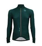 Pacto Mens Green Carbon Thermal Long Sleeve Jersey