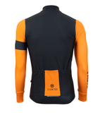 Pacto Mens Grey-Orange Team Pro 2.0 Thermal Long Sleeve Jersey Thermal Long Sleeve Jersey Pacto 