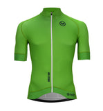 Pacto Mens Neon Green Carbon Short Sleeve Jersey