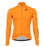 Pacto Mens Orange-Blue Carbon 2.0 Thermal Long Sleeve Jersey