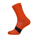 Pacto Unisex Fluorescent Red Carbon Socks