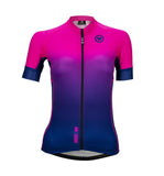 Pacto Womens Pink Blue Laser Short Sleeve Jersey